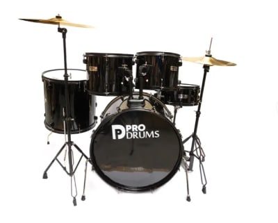 BATERIA ACÚSTICA 5 PCS BLACK PRODRUMS