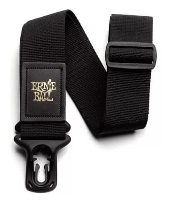 CORREA ERNIE BALL NEGRO POLY W/STRAPLOCK 4056