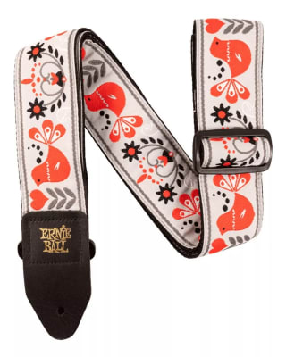 CORREA ERNIE BALL DISEÑO RED BIRD WINTER GUITAR STRAP