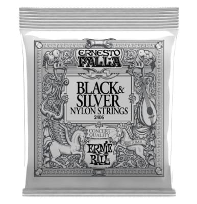 CUERDAS DE GUITARRA CLASICA BLACK/SILVER  ERNIE BALL