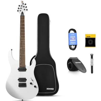 Guitarra Electrica Donner DMT-100 White