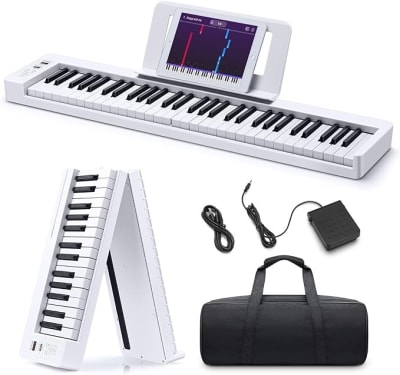 Teclado Plegable 61 Teclas Recargable