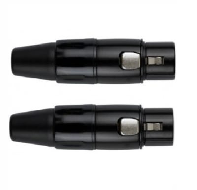 CONECTOR XLR BLACK HEMBRA KIRLIN