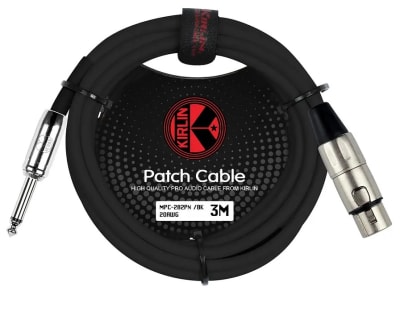 CABLE XLR HEMBRA A PLUG MONO MACHO 3 MTS KIRLIN