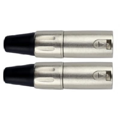 CONECTOR XLR MACHO PLATEADO KIRLIN