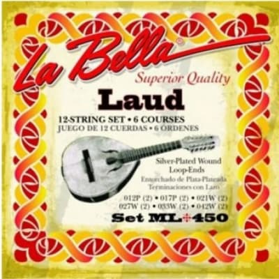 CUERDAS DE LAUD LA BELLA MI-450