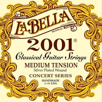 CUERDAS DE GUITARRA CLASICA 2001 MT LA BELLA