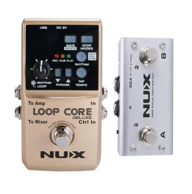 PEDAL LOOP CORE DELUXE STOMPOX GUITARRA NUX