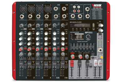 CONSOLA POWER MIXER NOVIK 800P
