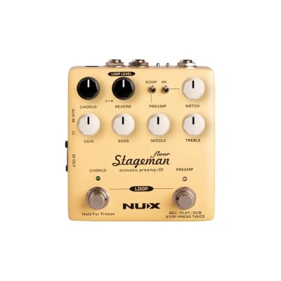 Preamplificador NUX de Guitarra Acústica Stageman Floor NAP-5