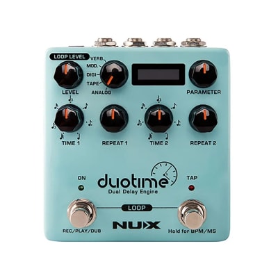 Pedal de Efectos NUX Delay Dual Engine Duotime NDD-6