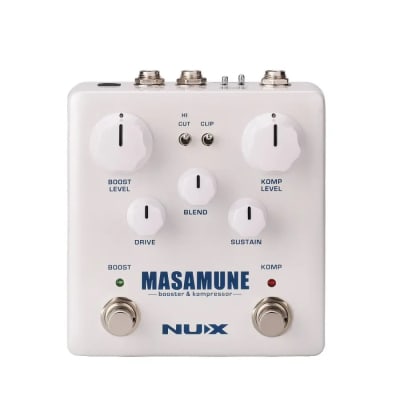 Pedal de Efectos Nux Booster y Compresor Masamune NBK-5