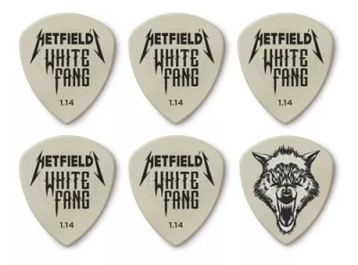PH122P 1.14 JIM DUNLOP WHITE FANG x6