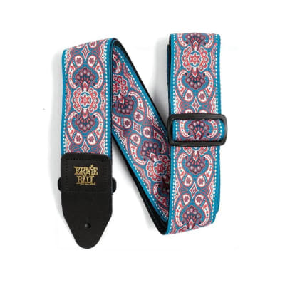 CORREA JACQUARD GUITARRA/BAJO PINK PAISLEY
