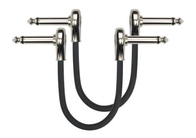 PACK DE 2 CABLES DE PLUG A PLUG EN L DE 30 CM KIRLIN