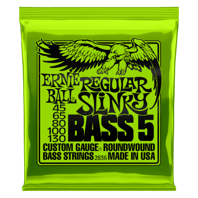 CUERDAS DE BAJO 5 CUERDAS REGULAR SLINKY BASS