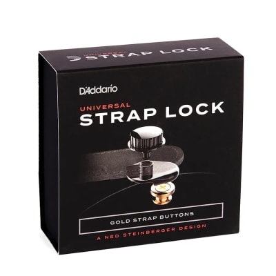 STRAP LOCK GOLDXLR8 DADDARIO