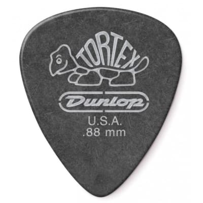 488R 0.88 JIM DUNLOP TORTEX BLACK GOLD x72