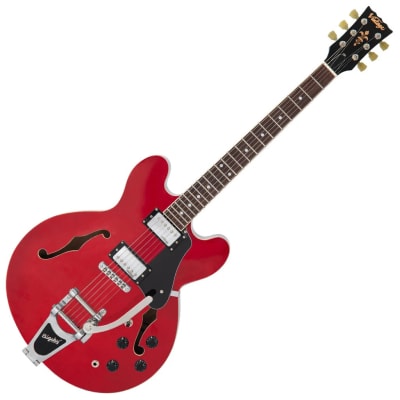 Guitarra Electrica SEMI HOLLOW CHEERY RED W/BRIDGE BIGSBY