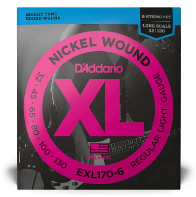 CUERDAS DE BAJO DE 6 CUERDAS DADDARIO