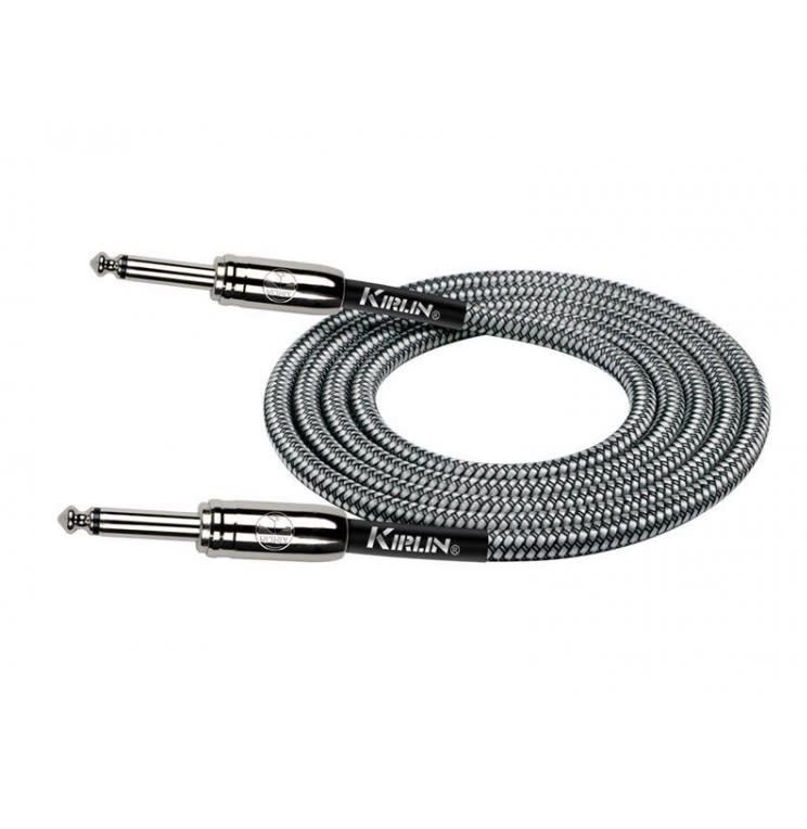 CABLE PLUG 6.3 A PLUG 6.3 DE TELA GRIS1