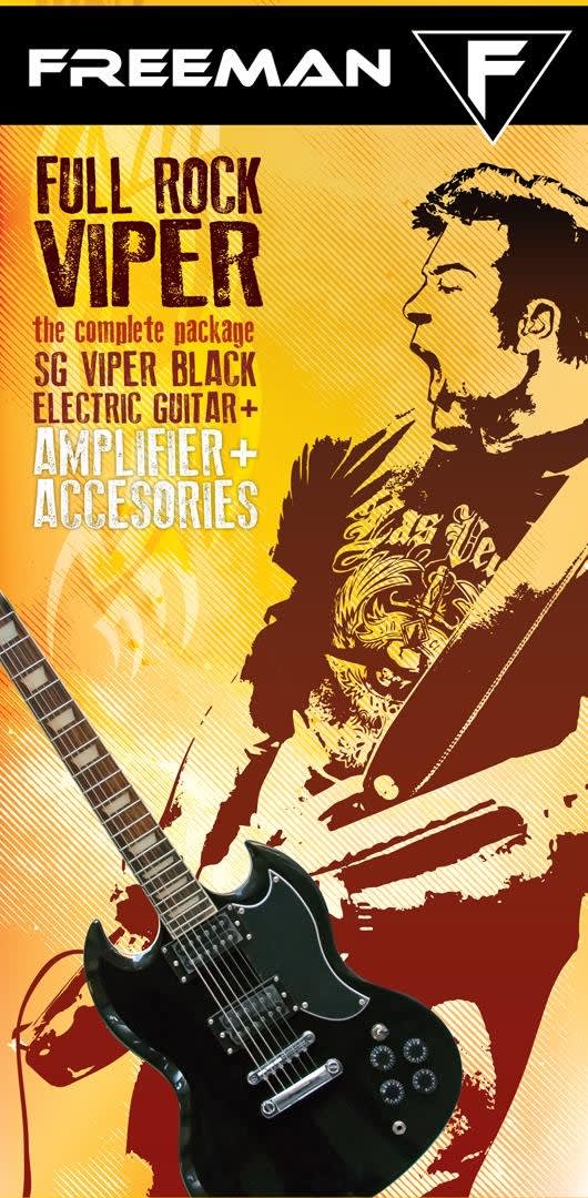 FULL ROCK VIPER BK PACK GUITARRA ELECTRICA1