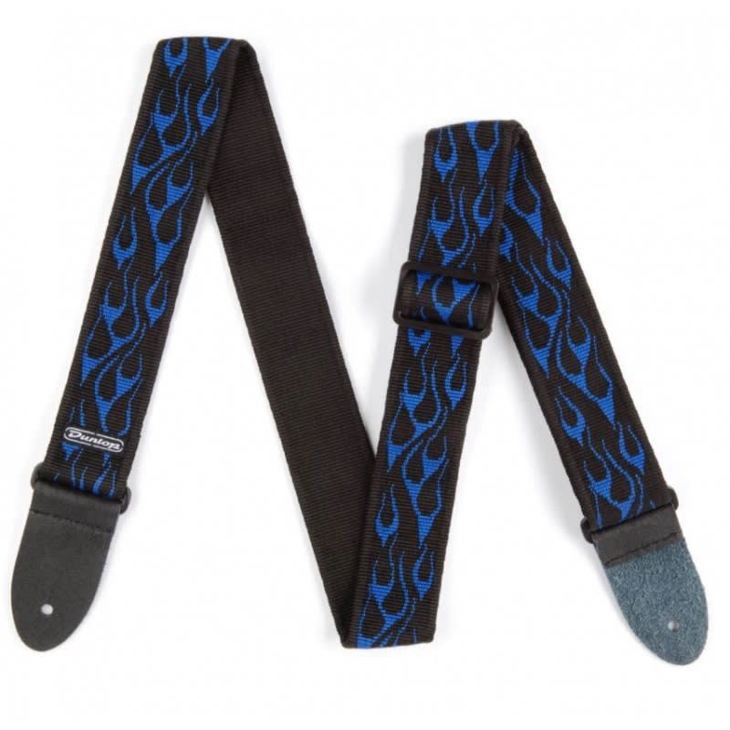 CORREA DE GUITARRA FLAME BLUE1