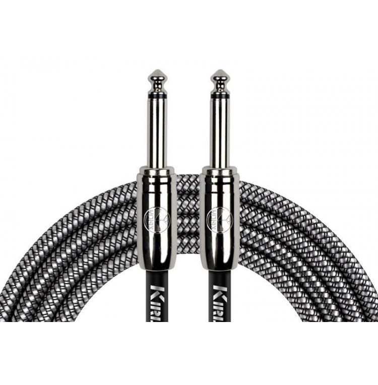 CABLE PLUG 6.3 A PLUG 6.3 DE TELA GRIS2