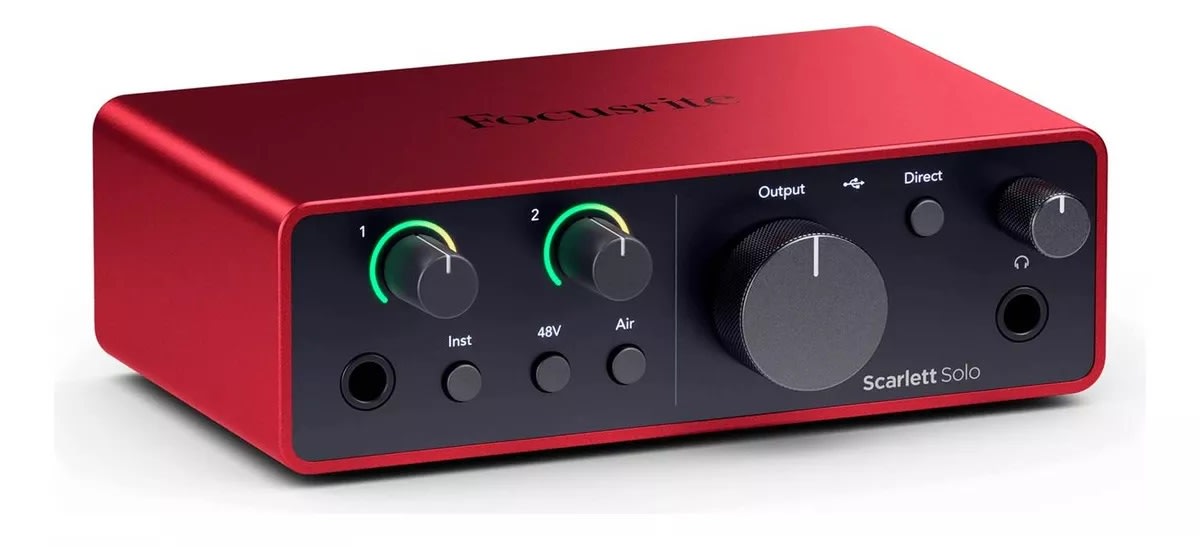 PACK INTERFAZ SCARLETT 4TA GEN SOLO FOCUSRITE5