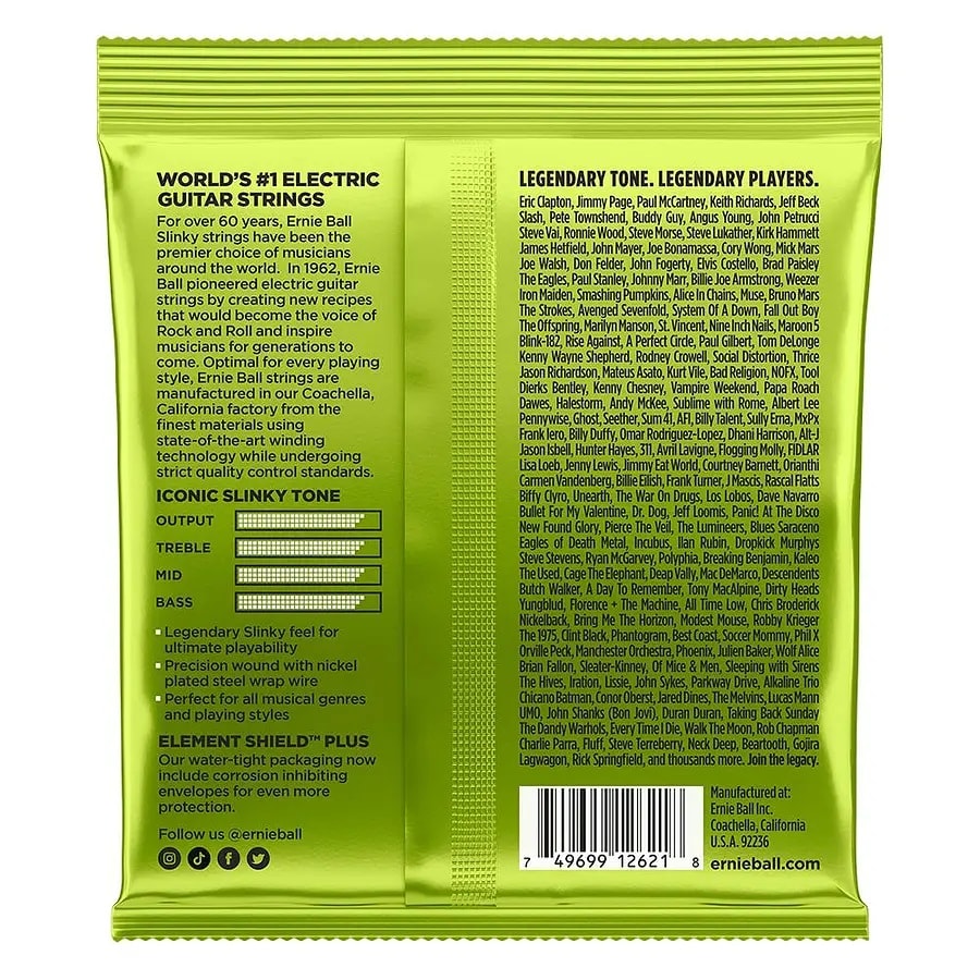 CUERDA DE GUITARRA ERNIE BALL 10/562