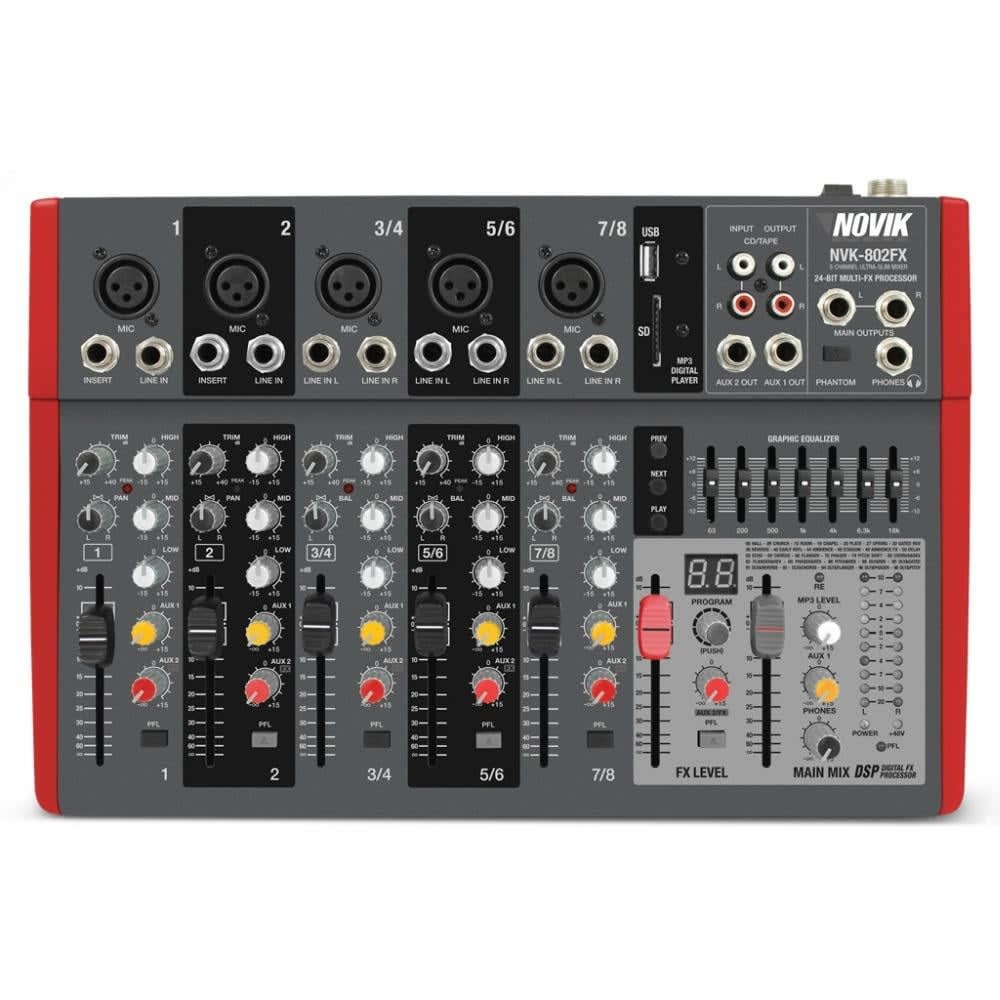 CONSOLA ANALOGICA NOVIK NVK 802FX BT1