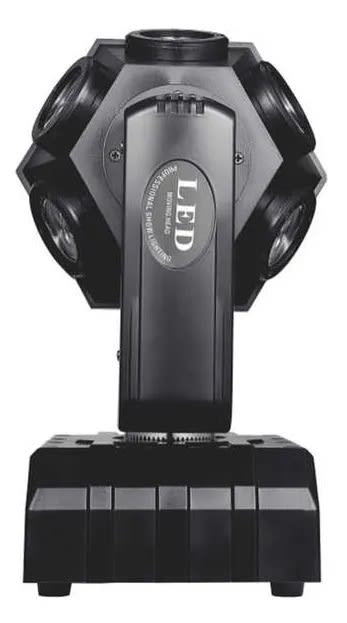 Cabeza Móvil Led Rgb 4 En 1 Disco 12 X 10w4