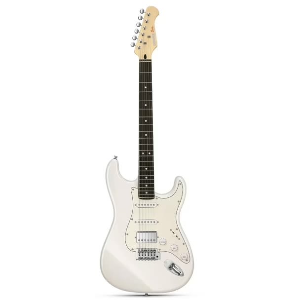 GUITARRA ELECTRICA STRAT SSH WHITE DST-152W DONNER1