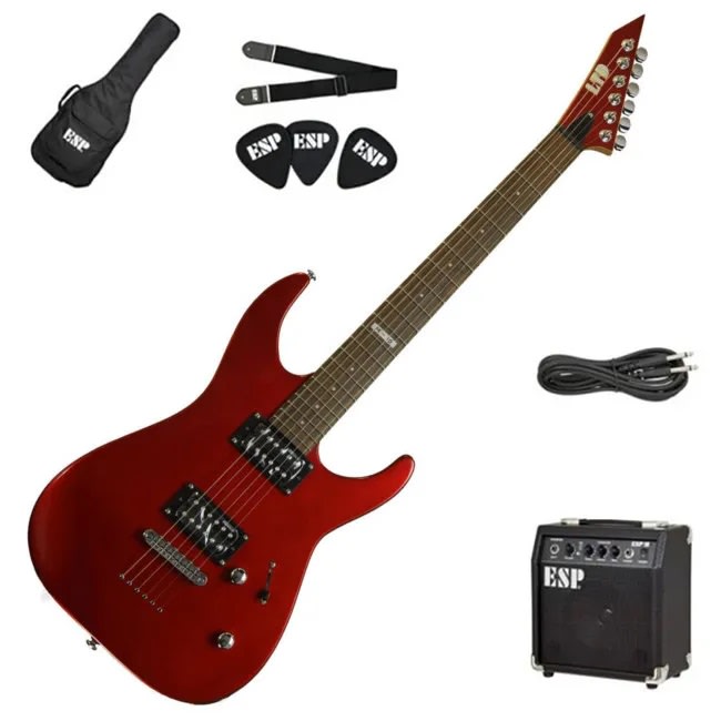 PACK DE GUITARRA ELECTRICA LTD PACK M-10 - Red1