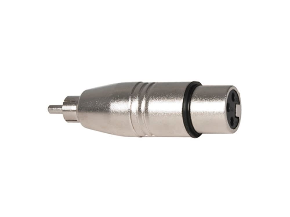 ADAPTADOR DE XLR HEMBRA A RCA MACHO METALICO1