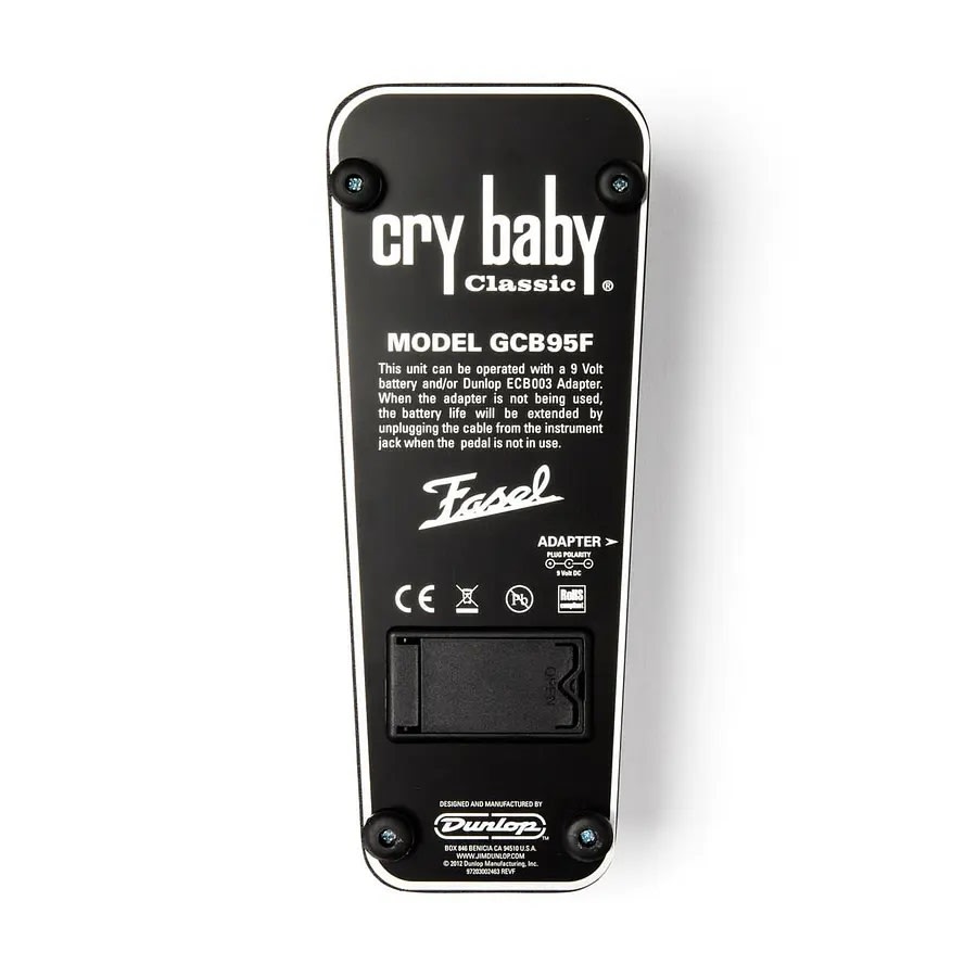 PEDAL DUNLOP GCB95 CRY BABY WAH3
