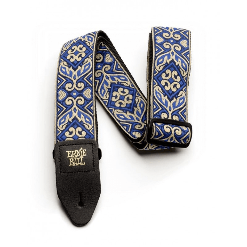 ERNIE BALL 4165 TRIBAL BLUE JACQUARD STRAP1