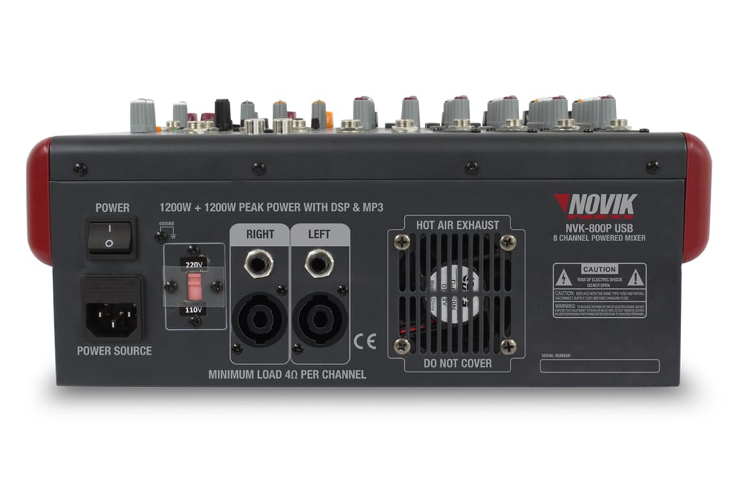 CONSOLA POWER MIXER NOVIK 800P1