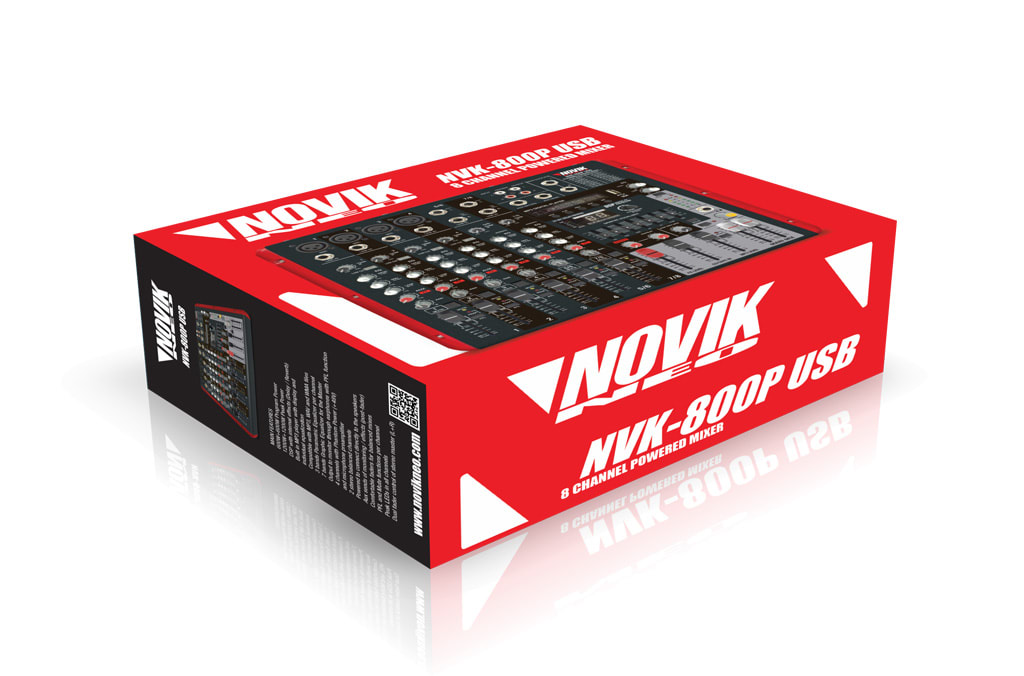 CONSOLA POWER MIXER NOVIK 800P5