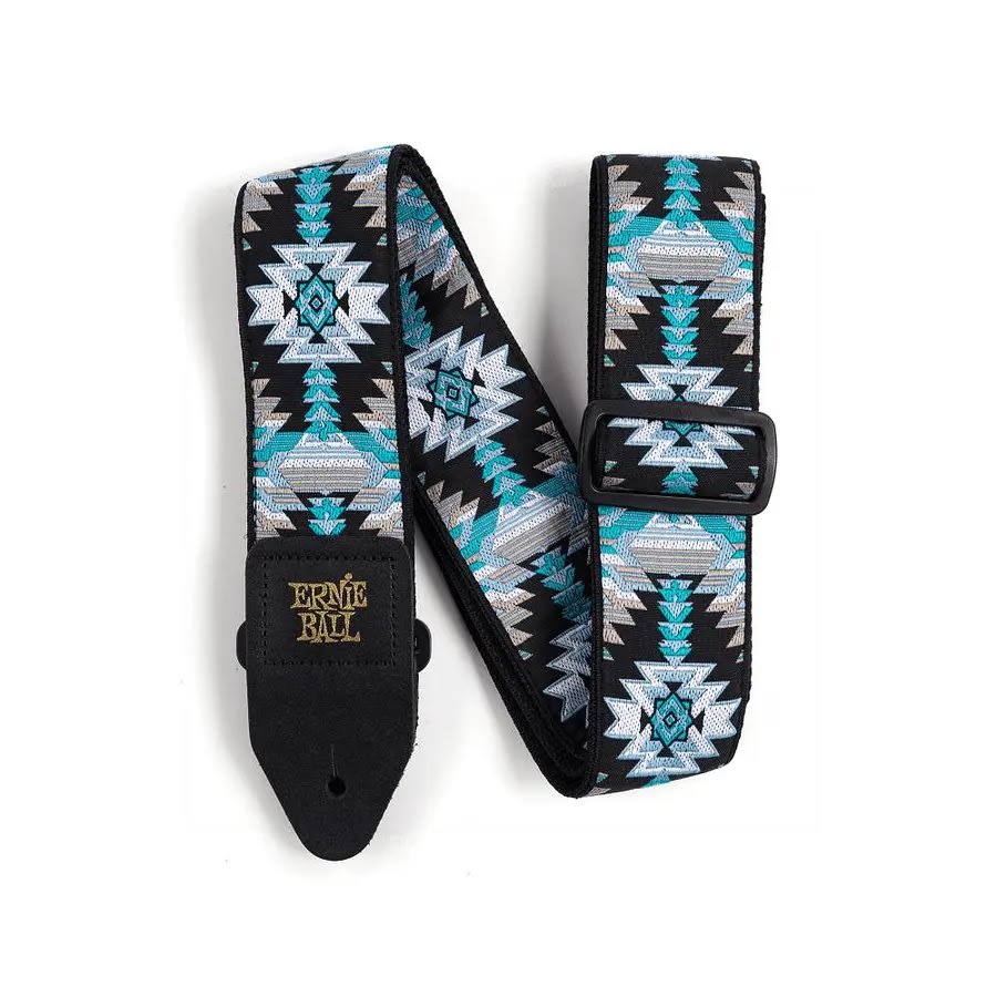 CORREA JACQUARD GUITARRA/BAJO ALBUQUERQUE BLUE1
