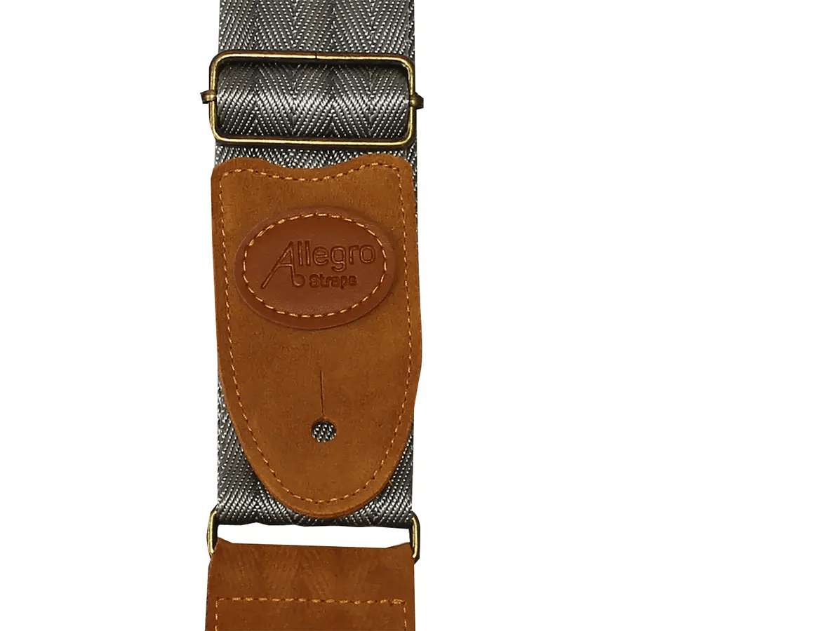 Correa Para Guitarra O Bajo Allegro ALL-NY-GREY1