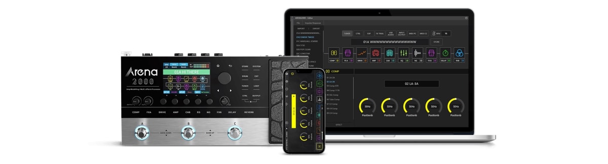 Pedalera multiefectos Arena 2000 Donner2