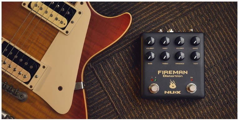 PEDAL DE EFECTO DISTORTION FIREMAN NUX 1