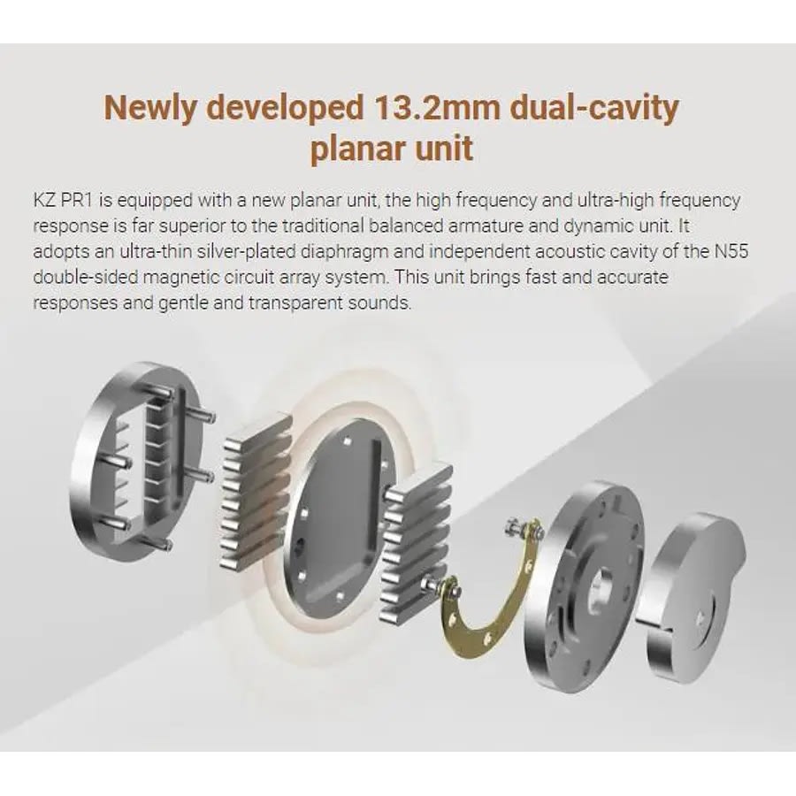 KZ Audífono PR1 BLC VER.2