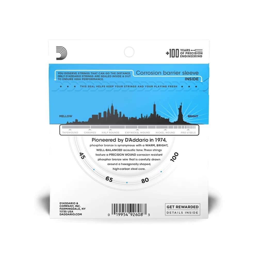 CUERDAS DE BAJO ACUSTICO DE 4 CUERDAS DADDARIO2