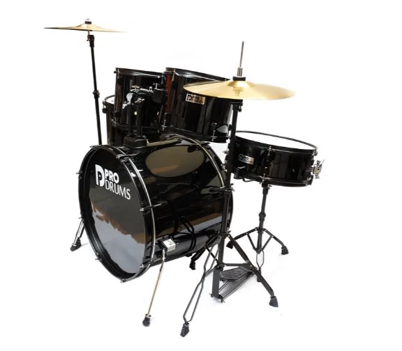 BATERIA ACÚSTICA 5 PCS BLACK PRODRUMS4
