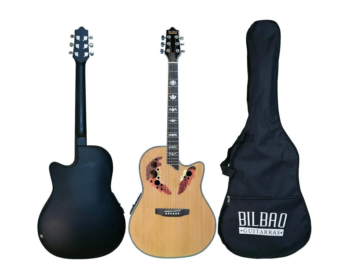 Guitarra Electroacústica Bilbao BIL-800CE-NT + Funda1