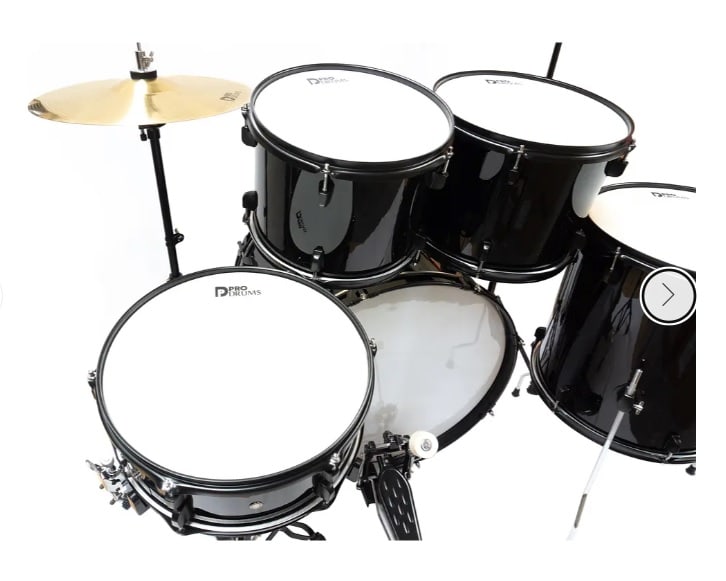 BATERIA ACÚSTICA 5 PCS BLACK PRODRUMS5