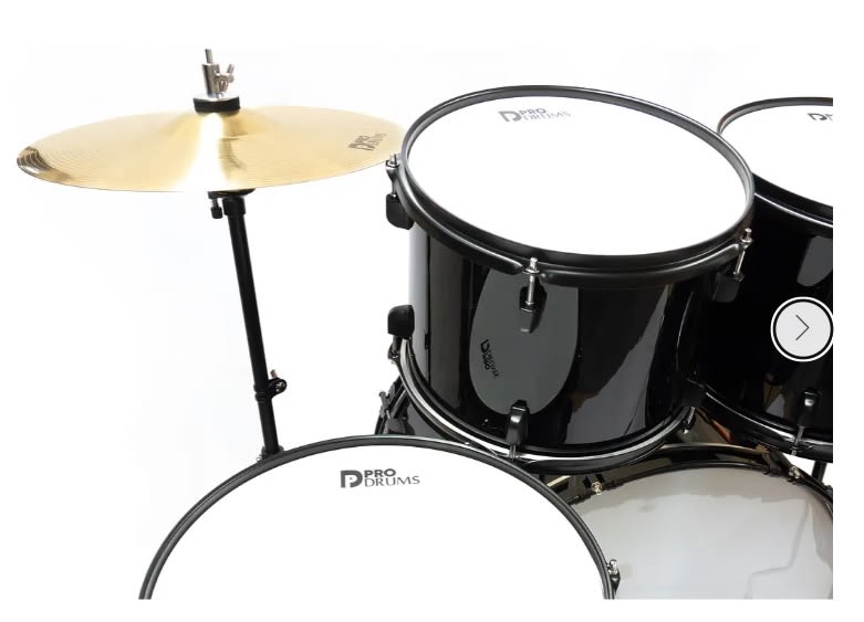BATERIA ACÚSTICA 5 PCS BLACK PRODRUMS6