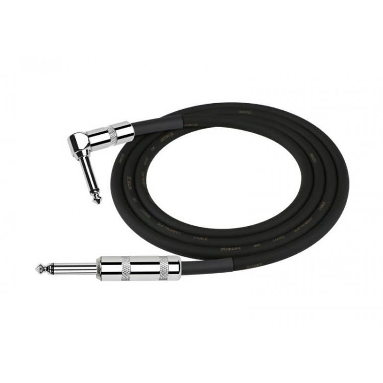 CABLE PLUG 6.3 MONO A PLUG 6.3 MONO EN L  3 MTS2